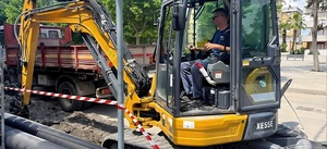 <span class=keywords><strong>Mini</strong></span>-excavatrice hydraulique XE55E de 31,2/2200 kW tr/min, capacité de 0,16 m³, pese 5700 kg, sur chenilles, en stock à vendre - Product Image 3