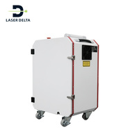 Nettoyeur laser à impulsions, machine de décapage de la rouille au laser, 100W 200W, machine de nettoyage au laser à fibre portable à main