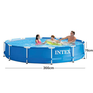 INTEX 28210 muslimate Alberca Outdoor Round Bathing grande <span class=keywords><strong>piscina</strong></span> fuori terra portatile - Product Image 2