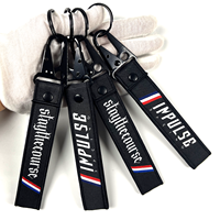 Nouvelle Tendance : Porte-clés en Nylon Personnalisé avec Logo de Marque, Vente en Gros, Porte-clés Court en Polyester pour Moto