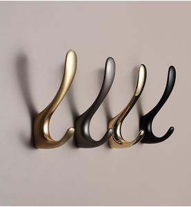 Ganchos de Pared Negros Simples de Aleación de Zinc, Perchero <span class=keywords><strong>para</strong></span> Ropa, Soporte <span class=keywords><strong>para</strong></span> <span class=keywords><strong>Llaves</strong></span> con Tornillo, Herrajes <span class=keywords><strong>para</strong></span> Muebles - Product Image 3