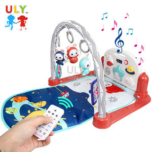 Nuevo teclado Musical electrónico para bebés, alfombrilla de <span class=keywords><strong>gimnasio</strong></span>, <span class=keywords><strong>manta</strong></span> de proyector de Control remoto de plástico de algodón para <span class=keywords><strong>actividades</strong></span> de recién nacidos - Product Image 2