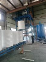 Ligne de production continue de mousse rebondissante triple cylindrique, machine à blocs de mousse rebondissante ronde assistée par la vapeur