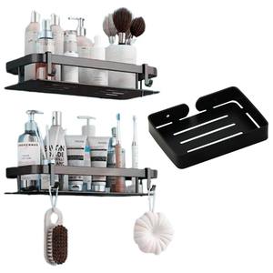 Quincaillerie de toilette, support à ventouse sans poinçon, support de toilette, fournitures murales, étagère de <span class=keywords><strong>rangement</strong></span> de salle de bain - Product Image 1