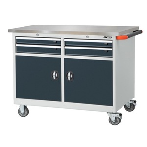 HOLEX Pro <b>Tool</b> <b>Cabinet</b> 45Cm Depth 3 <b>Drawer</b> Mobile Workbench Storage Unit - Product Image 2