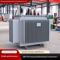 Transformateur de distribution immergé dans l'huile, à noyau en cuivre, haute tension, triphasé, bobinage haute tension, à changement de tension en charge, modèle S20
