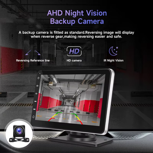 หน้าจอรถยนต์ไร้สายขนาด 7 นิ้ว แบบพกพา รองรับ CarPlay และ Android Auto หน้าจอ IPS แบบแยกส่วน หน้าจอสัมผัส ใช้ได้กับรถยนต์ทั่วไป - Product Image 5