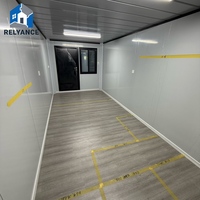 Maison conteneur pliable et extensible RELYANCE de 20 pieds, préfabriquée, en kit, unité détachable pour bureau, maison ou stockage