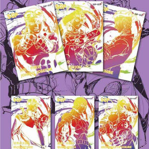 การ์ดสะสมตัวละครจากอนิเมะ JoJo's Bizarre Adventure โจลีน คูโจ และ คุโจ โจทาโร่ แบบกล่องสุ่มสำหรับเด็ก เกมการ์ดกระดาษ SSR Play SR - Product Image 6