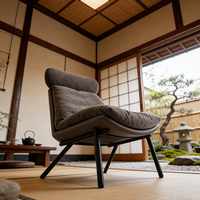 Fauteuil de salon moderne et élégant, chaise de détente, fauteuil simple et confortable