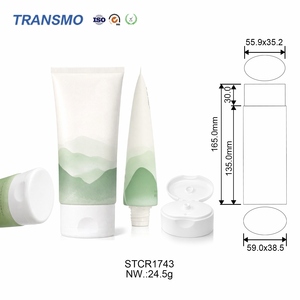 Flexible Skincare Squeeze Tube Recyclable Plastic Cosmetic Sack For BB Cream <b>Sunscreen</b> Facial Wash Blush And Skin Serum Filling - Product Image 3
