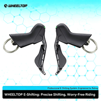WHEELTOP EDS Vélo de Route en Fibre de Carbone, Levier de Frein-Shift Électronique ST-RA6000 pour Frein à Jante, Accessoires de Vélo