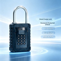 Serrure électronique logistique à code, faible consommation, surveillance à distance pour la protection des biens de fret et de transit