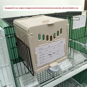 <span class=keywords><strong>Nido</strong></span> de <span class=keywords><strong>Pájaros</strong></span> Colgante Externo, <span class=keywords><strong>Nido</strong></span> de Incubación Estilo Europeo, Caja Rectangular de Perlas de Jade, <span class=keywords><strong>Nido</strong></span> de <span class=keywords><strong>Pájaros</strong></span> <span class=keywords><strong>para</strong></span> la Cría y la Puesta de Huevos, Modelo de Hierba - Product Image 1