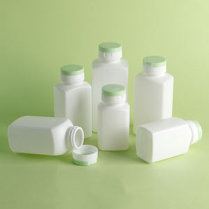 Botella de pastillas personalizada de alta calidad con tapa a prueba de niños, contenedor cuadrado para pastillas de 30 ml y 60 ml, botellas de plástico HDPE para vitaminas. - Product Image 4