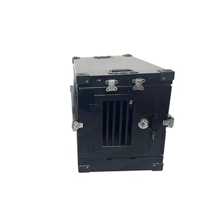 Cage pour chien en aluminium antirouille, chenil extérieur permanent, ventilé, robuste, empilable, avec <span class=keywords><strong>porte</strong></span> latérale - Product Image 6