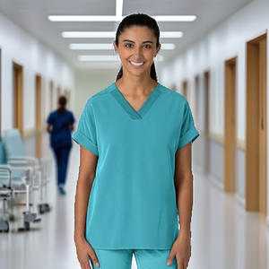 Ensemble de Blouses Médicales Unisexe AMERICAN TRENCH CLOTHING de Haute Qualité, Entièrement Personnalisable, en Tricot Spandex/Polyester avec Détection d'Aiguilles - Product Image 2