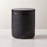 Stonekocc 1 ensemble de 8 pièces en marbre Nero Marquina noir et blanc, accessoires de salle de bain en pierre naturelle pour hôtel et décoration intérieure