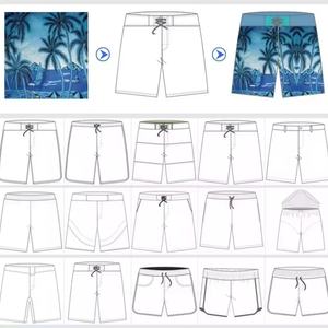 Custom <b>Men</b> Side Slip Pockets Water Reactive Swim Trunks <b>Men</b> Beach Shorts Waterproof <b>Men</b> Beach Shorts Custom Print High Quality - Product Image 5