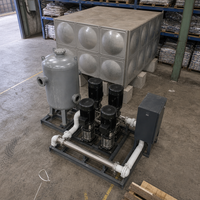 Équipement d'alimentation en eau à pression constante à fréquence variable sans pression négative industrielle avec filtration par osmose inverse