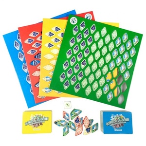 Bán buôn tùy chỉnh in bảng các tông trò chơi thẻ và punchboards làm bằng giấy và Silicone - Product Image 1