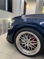 Jantes en alliage forgées sur mesure en 2 parties, 19-20 pouces, avec lèvre polie argentée, 5x112 5x114.3, style Euro JDM, pour vente en gros