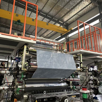 Ligne de production de panneaux en PVC imitation marbre à épaisseur uniforme pour la décoration intérieure de villas, imperméable