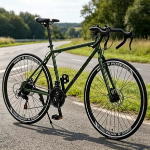 Vélo de route en fibre de carbone <span class=keywords><strong>SAVA</strong></span> R8 18 vitesses, fourche en carbone, frein V, R3000, vélos de course urbains, pédales ordinaires - Product Image 5
