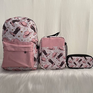 Bolsas de Almuerzo Más Vendidas para Niños Escolares, Bolsa Escolar Impermeable Personalizada, Juego de Estuches de Lápices Impresos, Juego de Mochilas para Niños y Niñas - Product Image 1