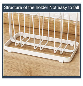 2022 नई डिजाइन संभाल रसोई डेस्कटॉप लकड़ी कॉफी 6 कप मग सुखाने धारक भंडारण रैक प्रदर्शन खड़े हो जाओ धारक रैक portavasos - Product Image 4