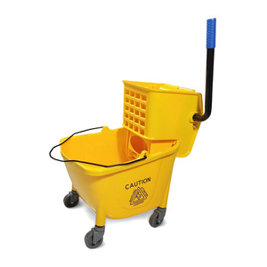 <b>Mop</b> Bucket With 4 Wheels Rectangular <b>Cleaning</b> Cart For Household And Hotel Use - Product Image 4