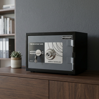 Le coffre-fort à serrure mécanique HOSANG HS-31C de Corée du Sud est fabriqué en acier inoxydable et résiste au feu et à l'eau.