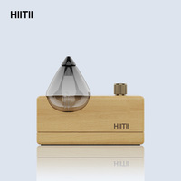Diffuseur d'arômes portable sans eau AromaMobi - Diffuseur d'huiles essentielles par nébulisation pour la maison, rechargeable, design en bois
