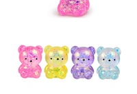 SQUISHMEEZ TPR Maltose Glitter Mini Animal Squishy Anti-stress Canard Capybara Ours Jouet à Presser Amusant Cadeau de Fête Décompression Stress