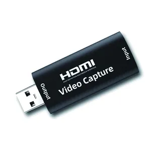Hdmi para usb hd placa de captura de vídeo áudio, 1080p streaming