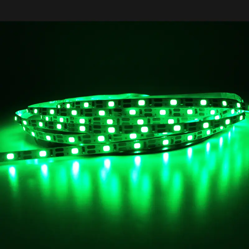 Personnalisé 60LEDs 5V 5mm vert LED bande lumineuse jouets pour enfants 2835 ceinture lumineuse vêtements accessoires bande lumineuse