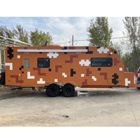 Camping-car tout-terrain sur mesure pour séjour à la ferme et camping-cars, camping-car imperméable pour les voyages et l'aventure