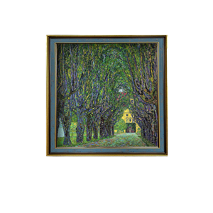 Riproduzione della Pittura Astratta di Gustav Klimt 'Avenue Park Kammer Castle' - Stampa su Tela Ecologica Resistente ai Raggi UV - Product Image 5