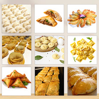 Machine automatique à raviolis, samosas, wontons et empanadas, en acier inoxydable de qualité alimentaire, haute capacité