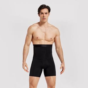 Pantalones Moldeadores de Piernas y Caderas para Hombre, Transpirables, de Doble Capa, Tejido de Spandex/Nylon, Delgados, Antibacterianos, con Estampado Digital y Cintura Alta - Product Image 3