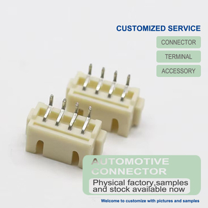Connecteur SMT à <span class=keywords><strong>angle</strong></span> droit pas de 2,54 mm, 2-16 broches, entrée latérale, fil vers carte, connecteur mâle pour contrôle industriel de circuits imprimés - Product Image 1
