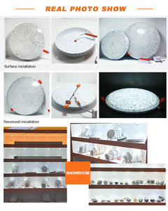 ไฟแผง LED ทรงกลม 10W 18W 24W 36W 48W แบบติดตั้งบนพื้นผิว/ฝังเพดาน ดีไซน์ทันสมัย 3CCT/4CCT วัสดุโลหะ - Product Image 2
