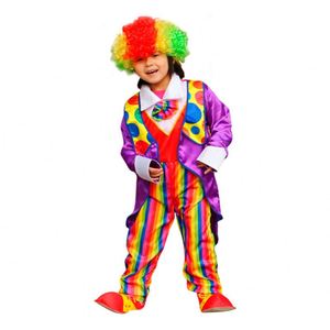 Disfraz de Payaso Colorido para Niños, Ropa de Fantasía para Halloween y Navidad, Disfraz Divertido de Payaso para Niños - Product Image 3