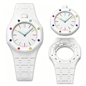 Factory Custom Colors Design Men's Ceramic <b>Watch</b> <b>Case</b> FKM Rubber Royal pop Strap Light Weight Multiple Colors Available - Product Image 5