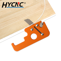 Hycnc High 0.2kg Outil de chanfreinage manuel double usage pour le travail du bois, pour chanfreinage arrondi et à angle droit, pour panneaux PVC et meubles