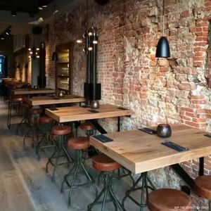 Nuovo Tavolo da Pranzo <span class=keywords><strong>per</strong></span> Ristorante 2024, Arredamento Commerciale con Piano <span class=keywords><strong>in</strong></span> <span class=keywords><strong>Legno</strong></span> e <span class=keywords><strong>Gambe</strong></span> <span class=keywords><strong>in</strong></span> Metallo - Product Image 4