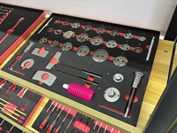 Ensemble d'outils en fer de 36 pièces Réparation automobile Jauge de frein durable Haute qualité Poignée gauche droite Poussoir de piston Fonctionnement manuel OEM pris en charge