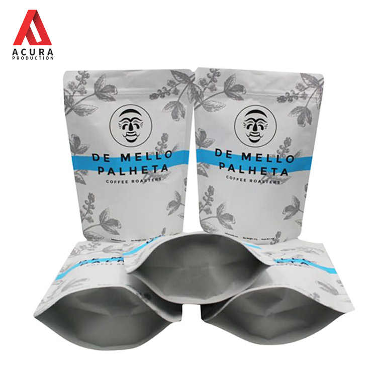 Meilleure vente 16 oz 500g 1lb 32 oz 1000g 1 kg 2lb 100% vrai biodégradable stand up poche pour super d'emballage alimentaire