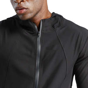 Sudadera con Capucha y Pantalones Deportivos Ajustados de Diseñador para Hombre, 100% Algodón, Temporada de Otoño, Chaqueta Deportiva Ajustada con Cremallera, Transpirable - Product Image 3