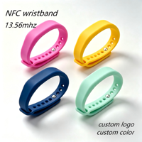 Pulseras de Silicona Personalizadas con Logotipo para Soluciones de Acceso RFID en Eventos
